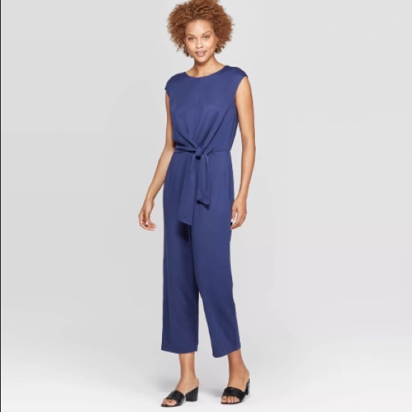 Navy Jumpsuit - Picture 2 of 3